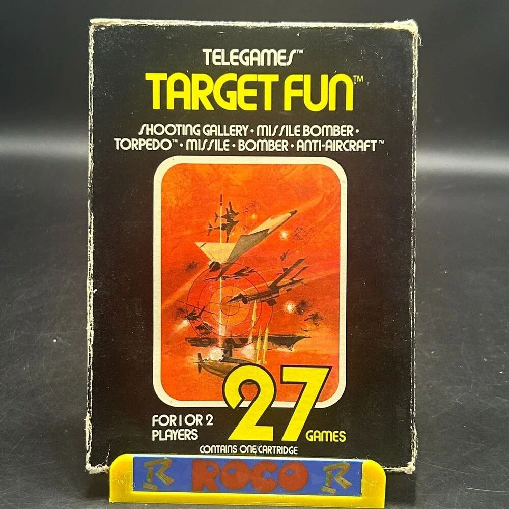 Target Fun Sears Tele-Games 27 Cartridge (Atari 2600, 1977) Complete W/ Manual